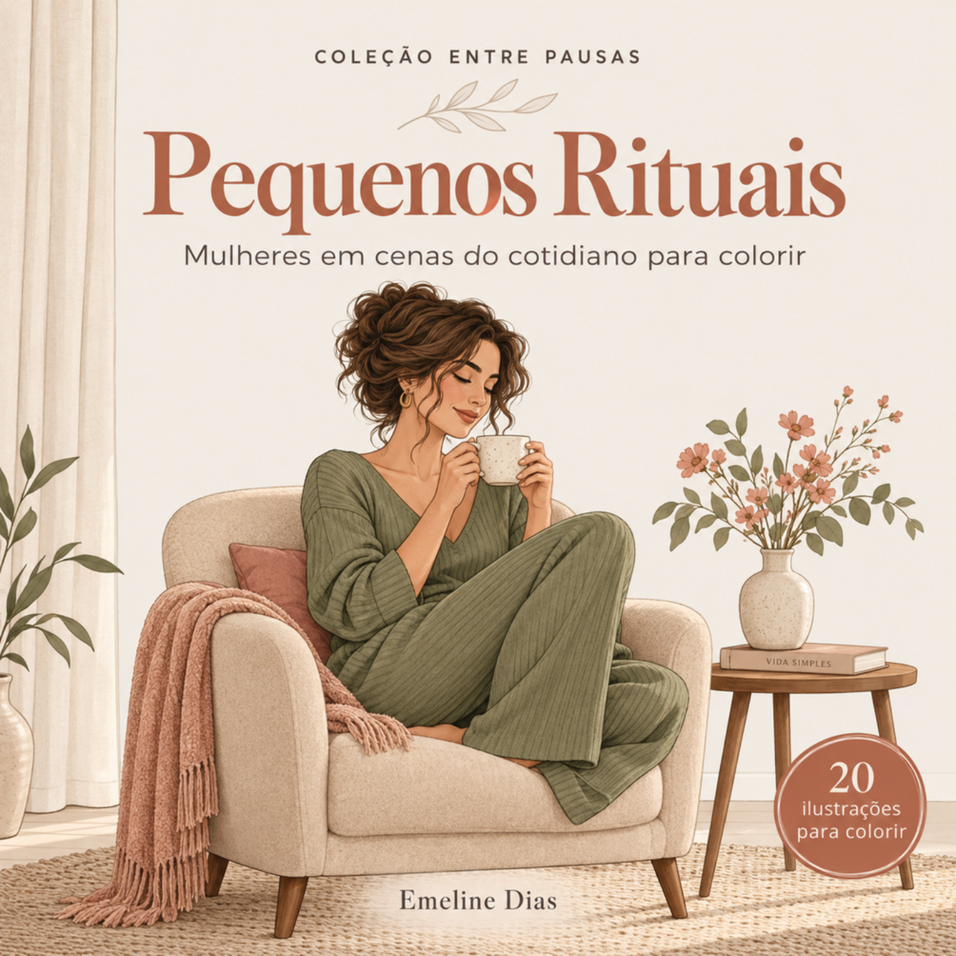 Capa do livro Pequenos Rituais, da Coleção Entre Pausas